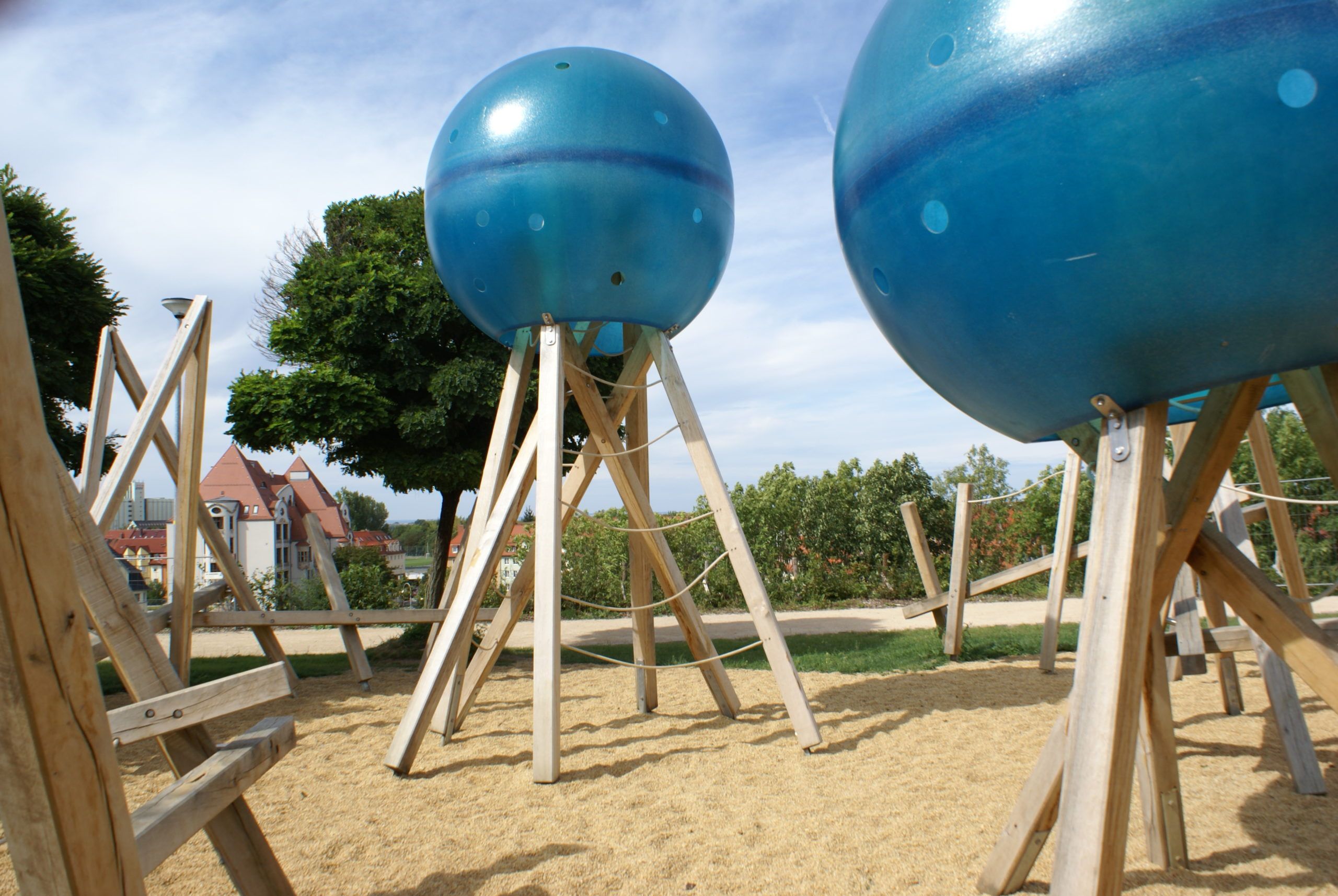 Spielplatzbau: Kletterelemente